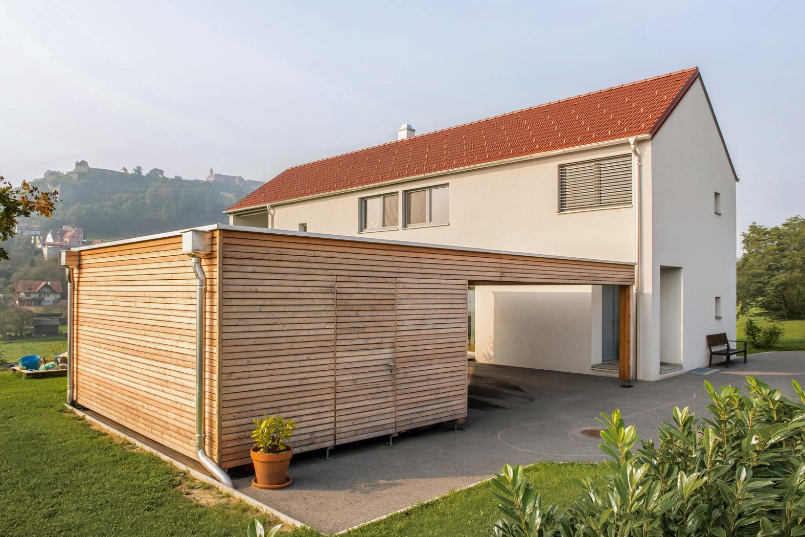 puchleitner-bau baufirma bauunternehmen baumeister feldbach mühldorf südoststeiermark Steiermark Einfamilienhaus Steildach