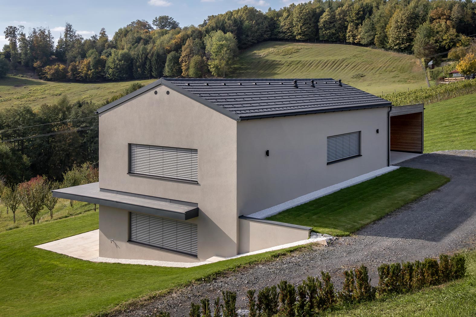 puchleitner-bau baufirma bauunternehmen baumeister feldbach mühldorf südoststeiermark Steiermark Einfamilienhaus modern