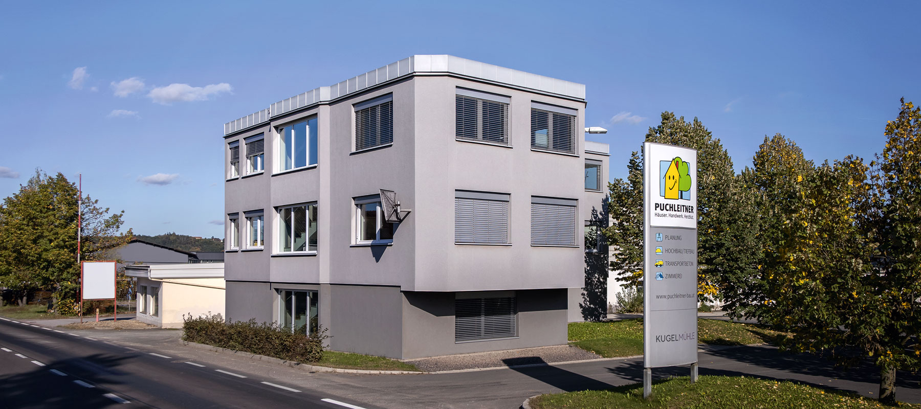 puchleitner-bau baufirma bauunternehmen baumeister Zentrale feldbach mühldorf südoststeiermark Steiermark